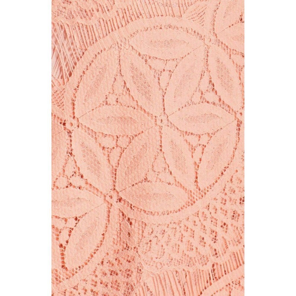 Adelyn Rae Womens Light Pink Lace High/Low Sheath - Picture 3 of 6